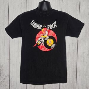 Vintage 90s Leader of the Pack Broadway T-shirt, Hanes Beefy-T tag, size Medium